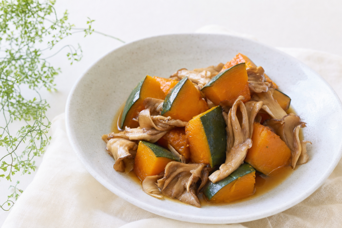 かぼちゃと舞茸のほっくりダイエット煮物