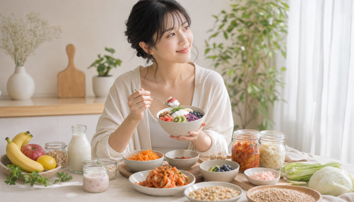 腸活で美肌を作る食べ物15選｜毎日の食事で叶えるインナービューティ習慣2026年版